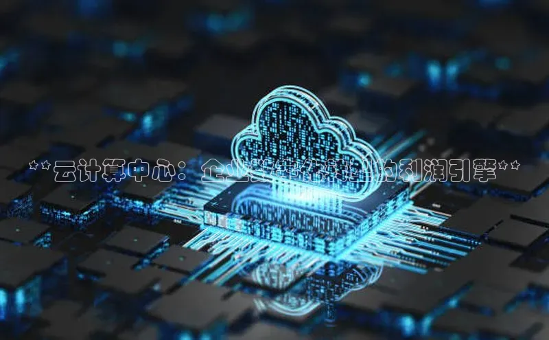金年会58同城**云计算中心：企业数字化转型的利润引擎**