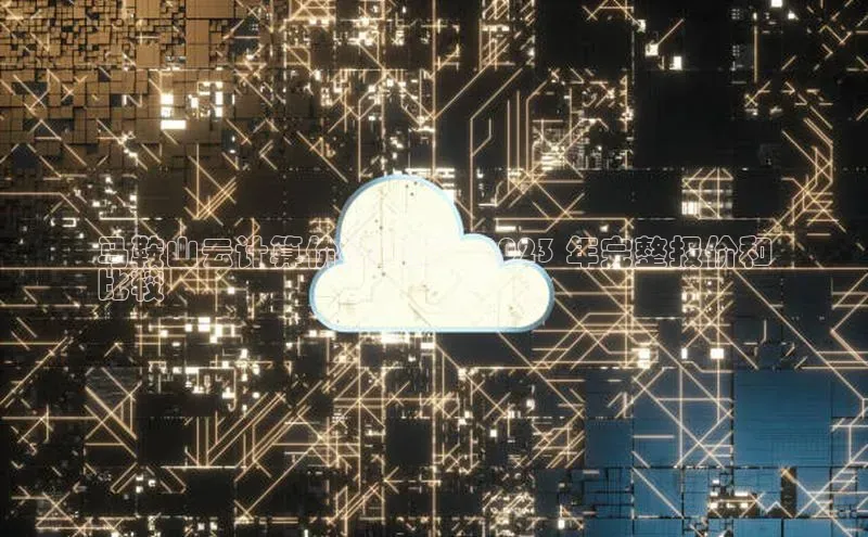 金年会棋牌百度社团赞助平台马鞍山云计算价格指南：2023 年完整报价和
比较