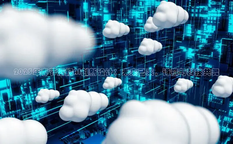 2025年春节海报AI创新设计：未来已来，诗意与科技共舞